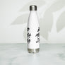 'Bad Mama Jam' Stainless Steel Water Bottle_White