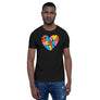 I Love Being Black Heart Premium Unisex T-Shirt