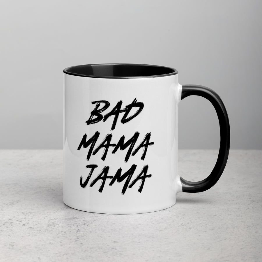 'Bad Mama Jama' Mug with Color Inside