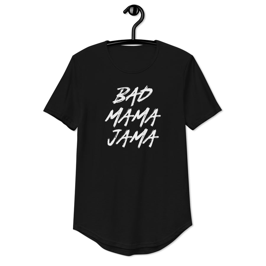 'Bad Mama Jama' Loose Curved Hem T-Shirt