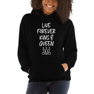 Live Forever King & Queen _ "His Queen" Hoodie (Customizable)