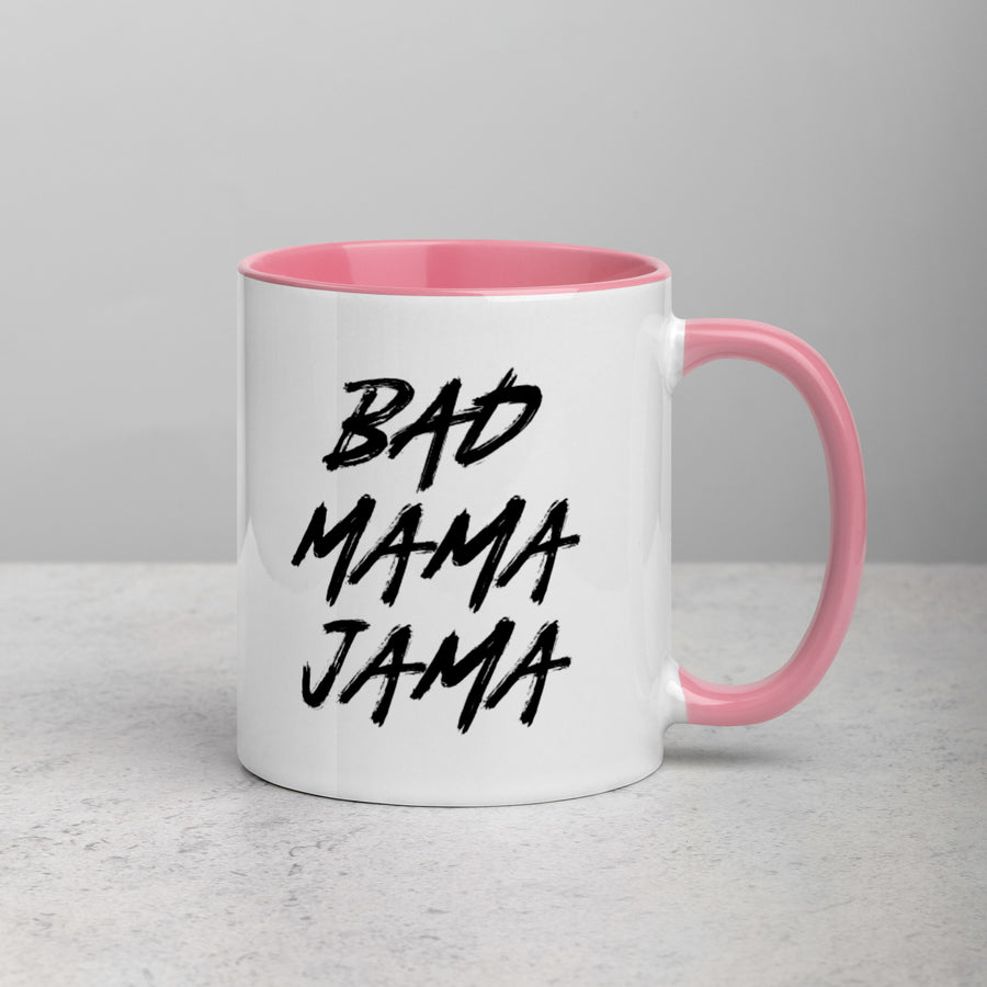 'Bad Mama Jama' Mug with Color Inside